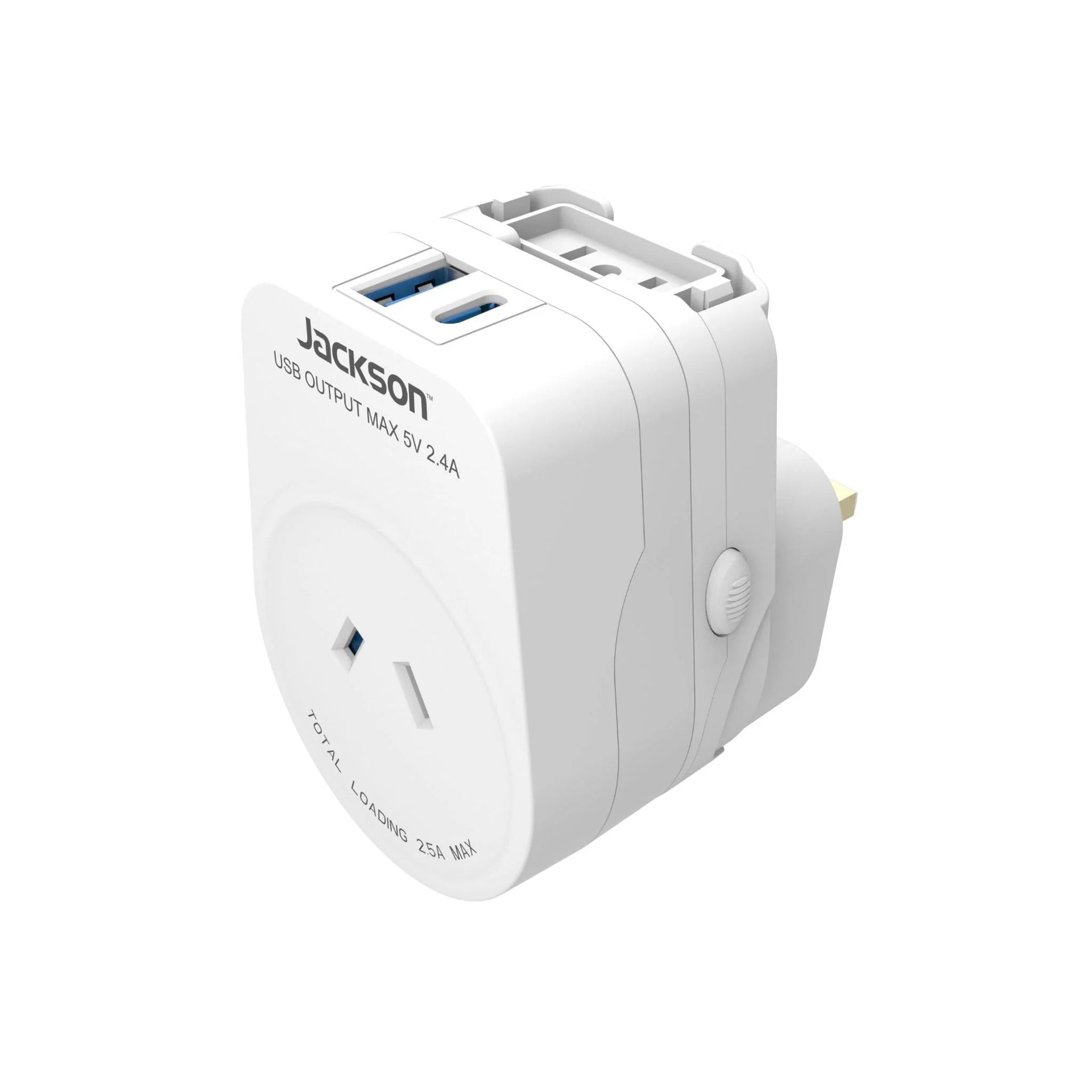 Jackson Outbound Universal Travel Adapter with USB-A/C Jackson