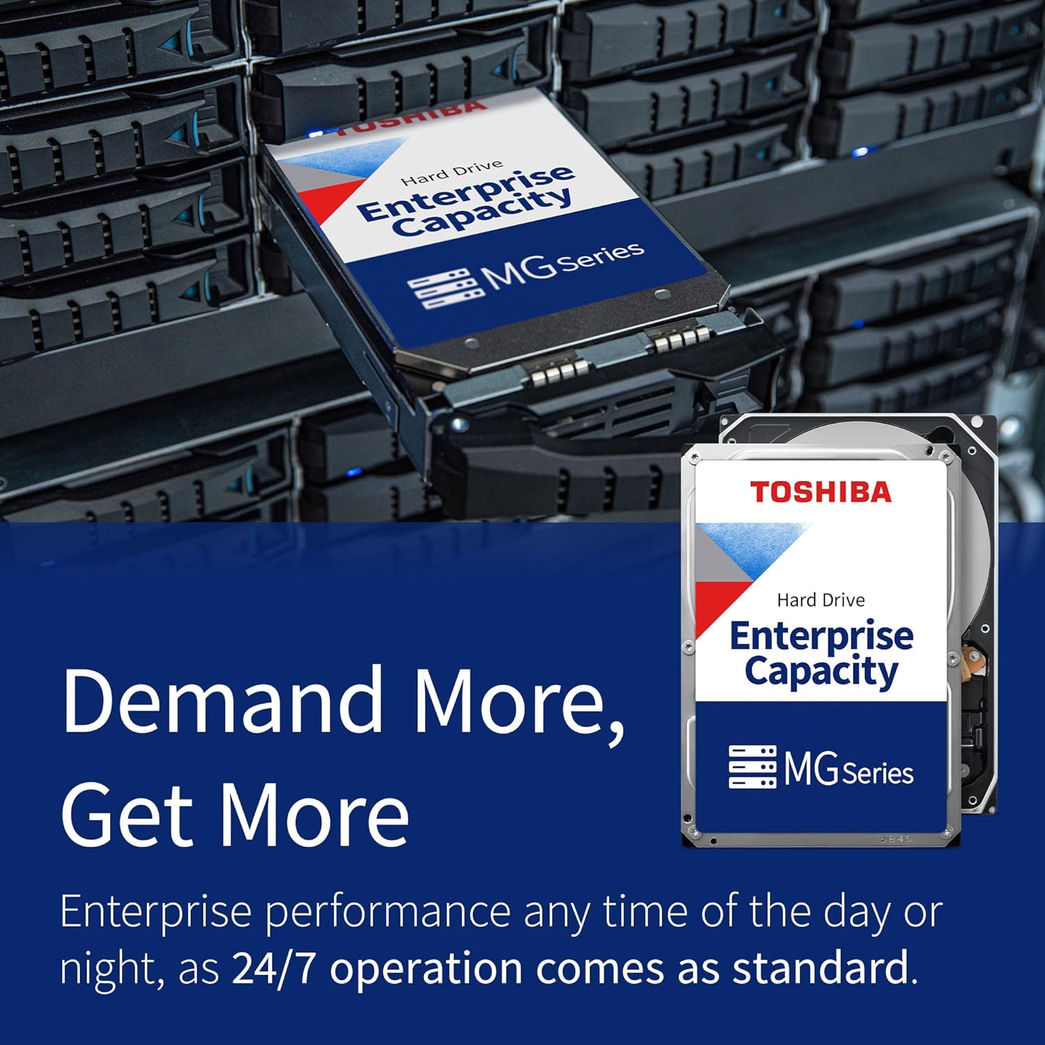 Toshiba 20TB MG Series Enterprise 3.5" SATA Internal Hard Drive – MG10ACA20TE