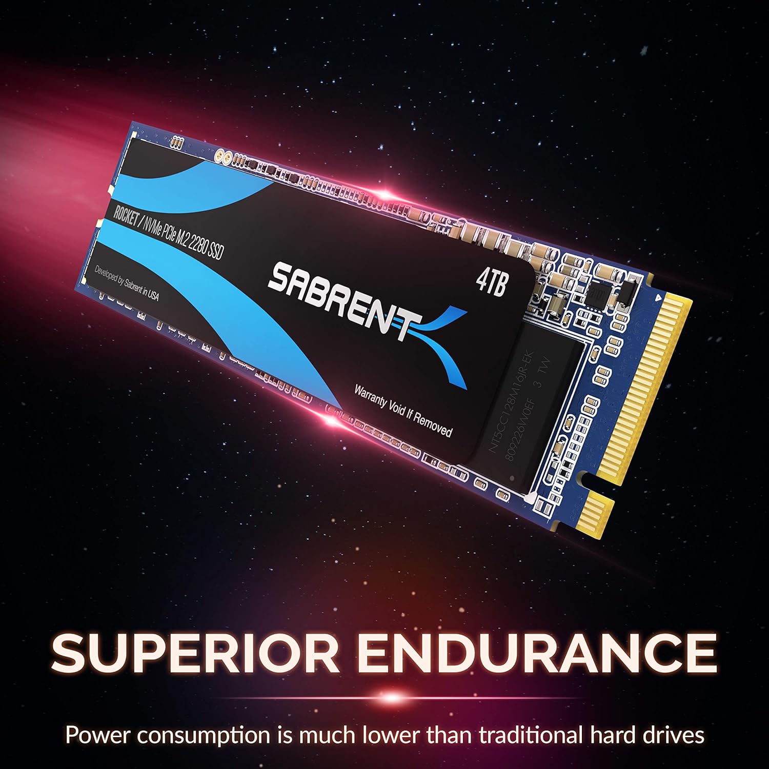Sabrent Rocket 4TB NVMe PCIe Gen3 M.2 2280 Internal SSD-5