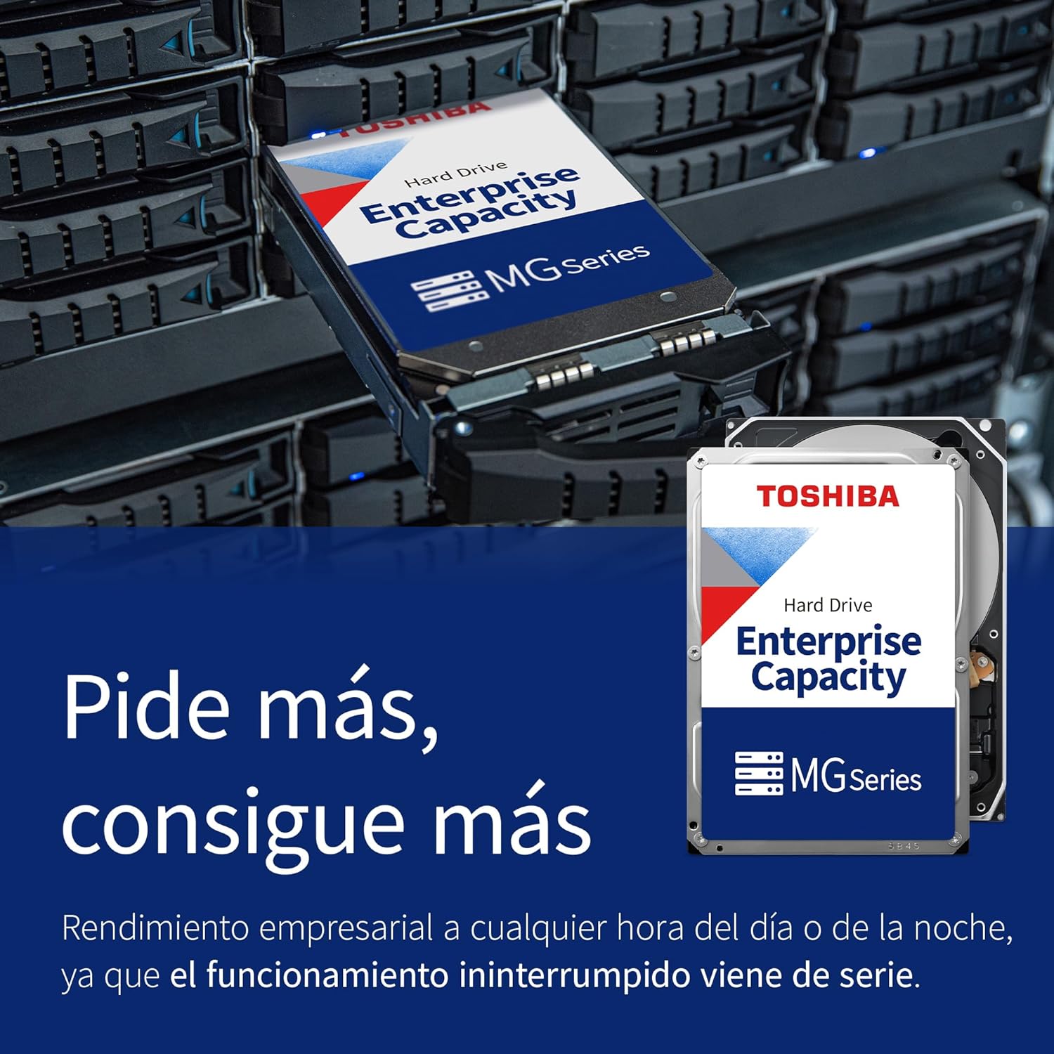 Toshiba 16TB MG Series Enterprise 3.5" SATA Internal Hard Drive – MG08ACA16TE