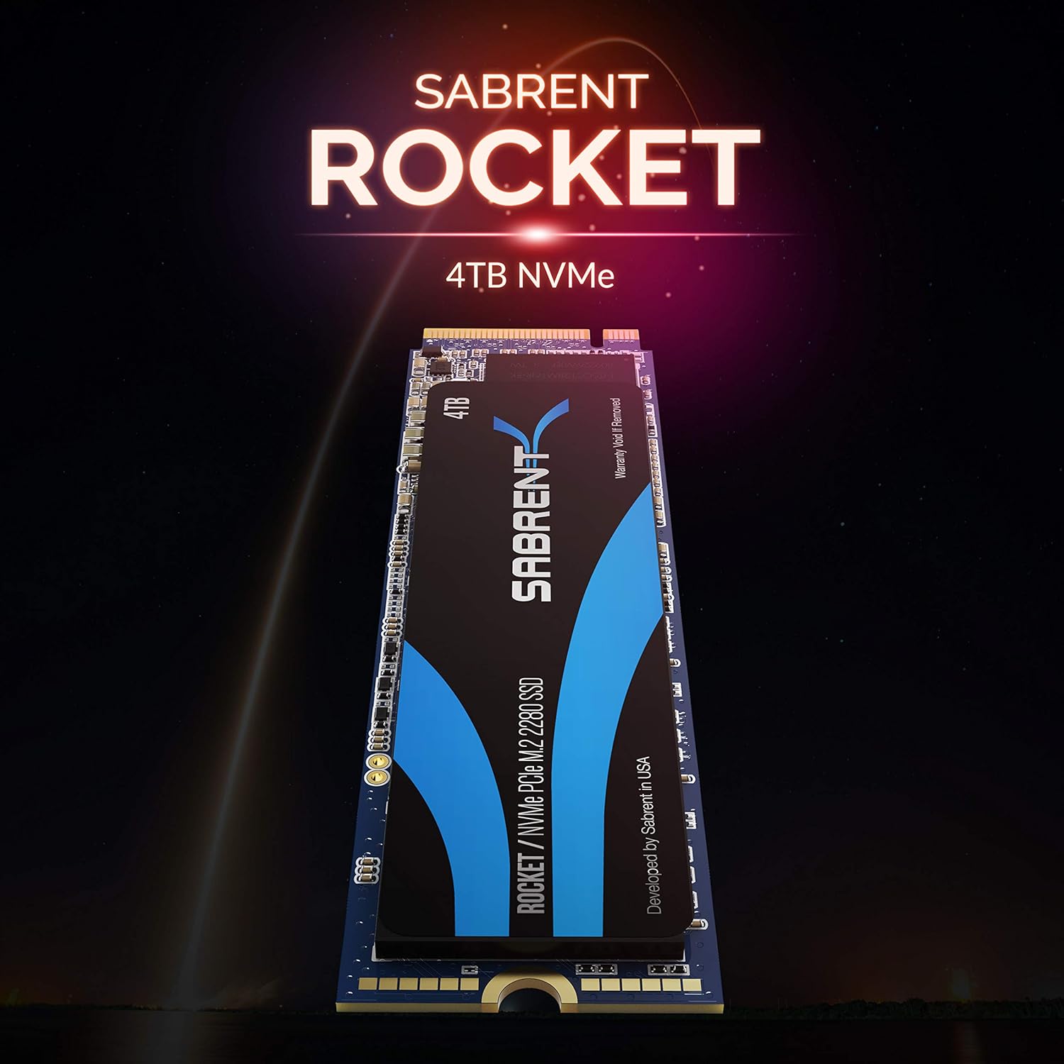 Sabrent Rocket 4TB NVMe PCIe Gen3 M.2 2280 Internal SSD-2