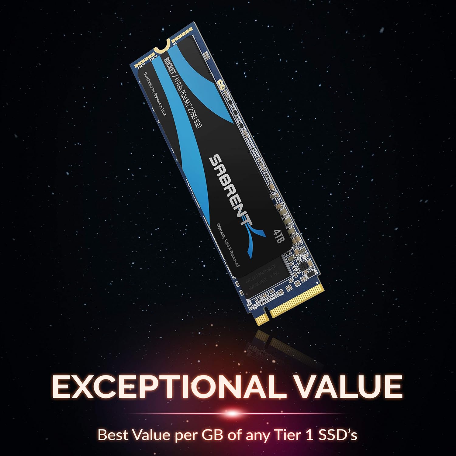 Sabrent Rocket 4TB NVMe PCIe Gen3 M.2 2280 Internal SSD-4