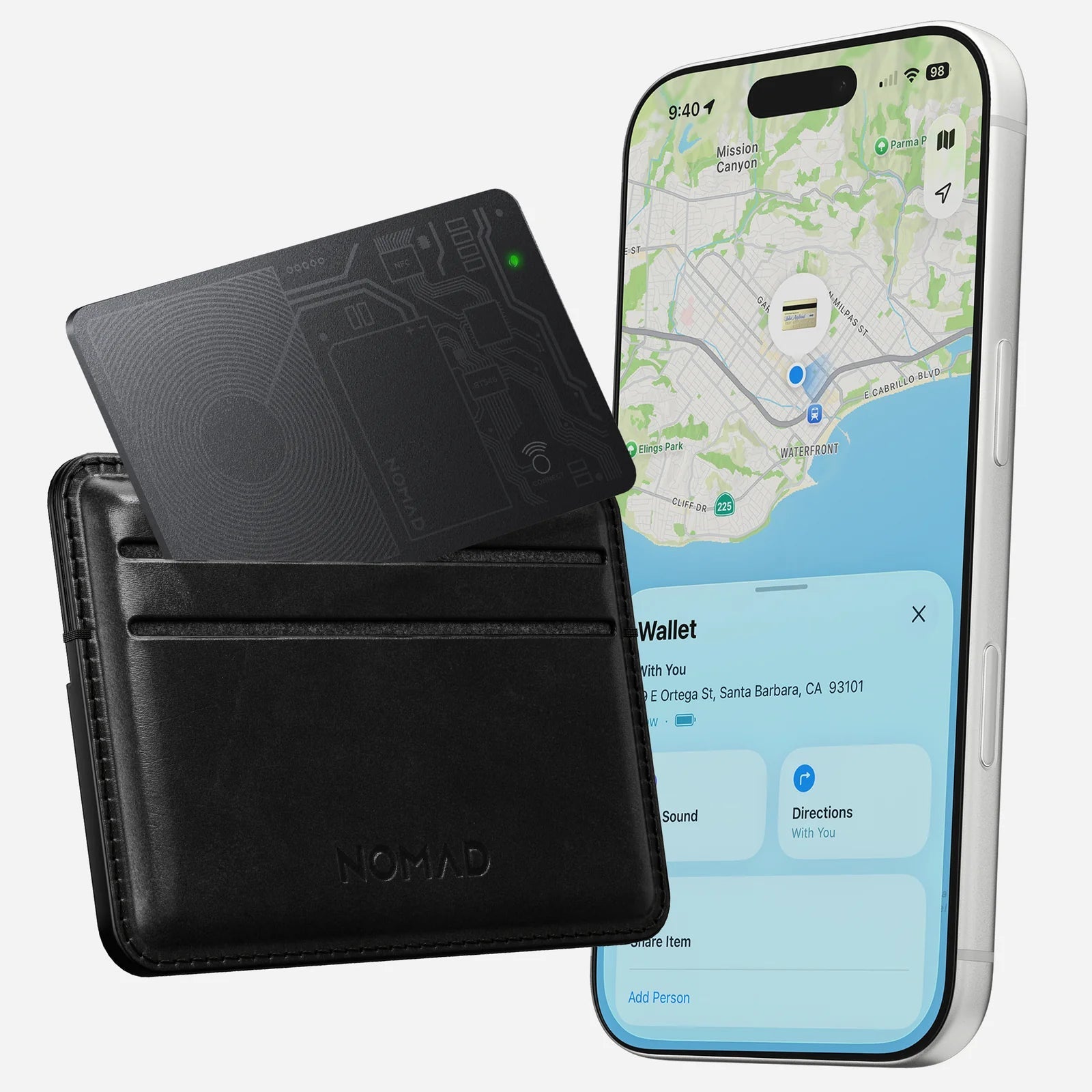 Nomad Tracking Card Air – Apple Find My Wallet Tracker Nomad