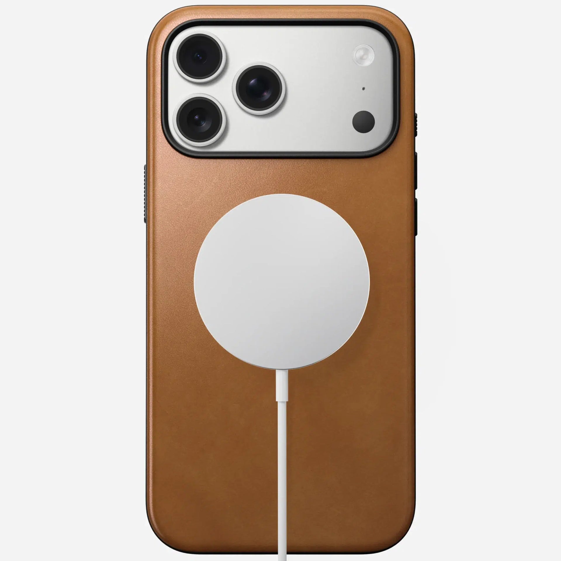 Nomad Modern Leather Case – English Tan for iPhone 17 Pro Max
