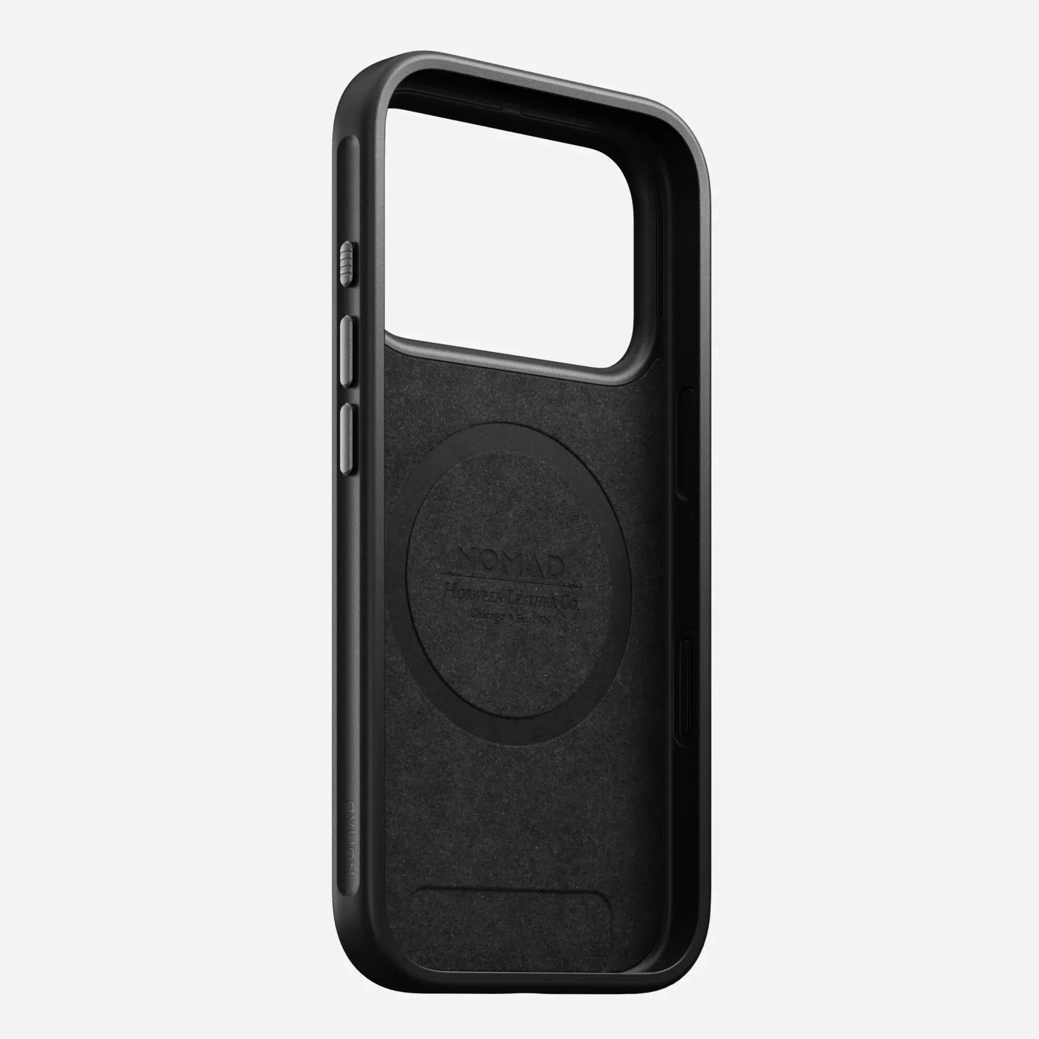 Nomad Modern Leather Case — Horween® Edition Black for iPhone 17 Pro