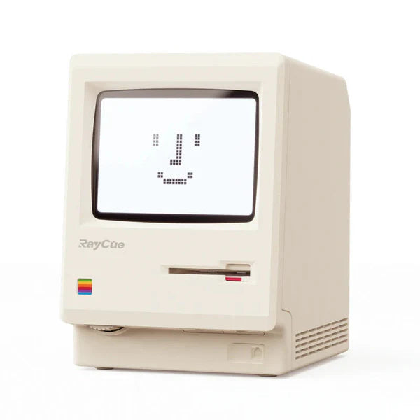 RayCue Maclock Retro Pixel Alarm Clock (USB-C Rechargeable)
