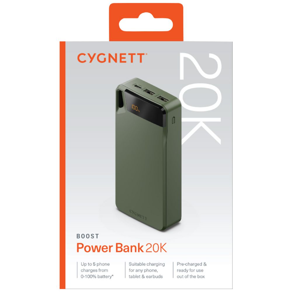 Cygnett Boost 20K Gen4 Power Bank Cygnett