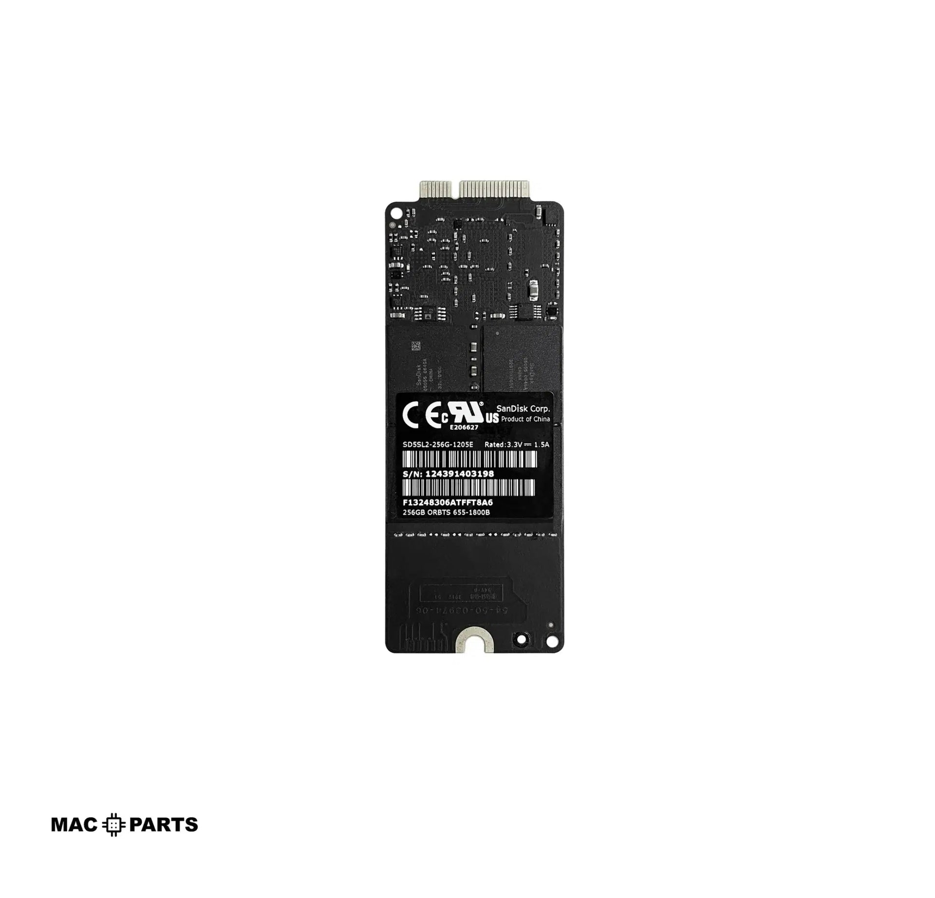Apple Genuine SSD for MacBook Pro A1425/A1398 (2012–2013) — 256GB