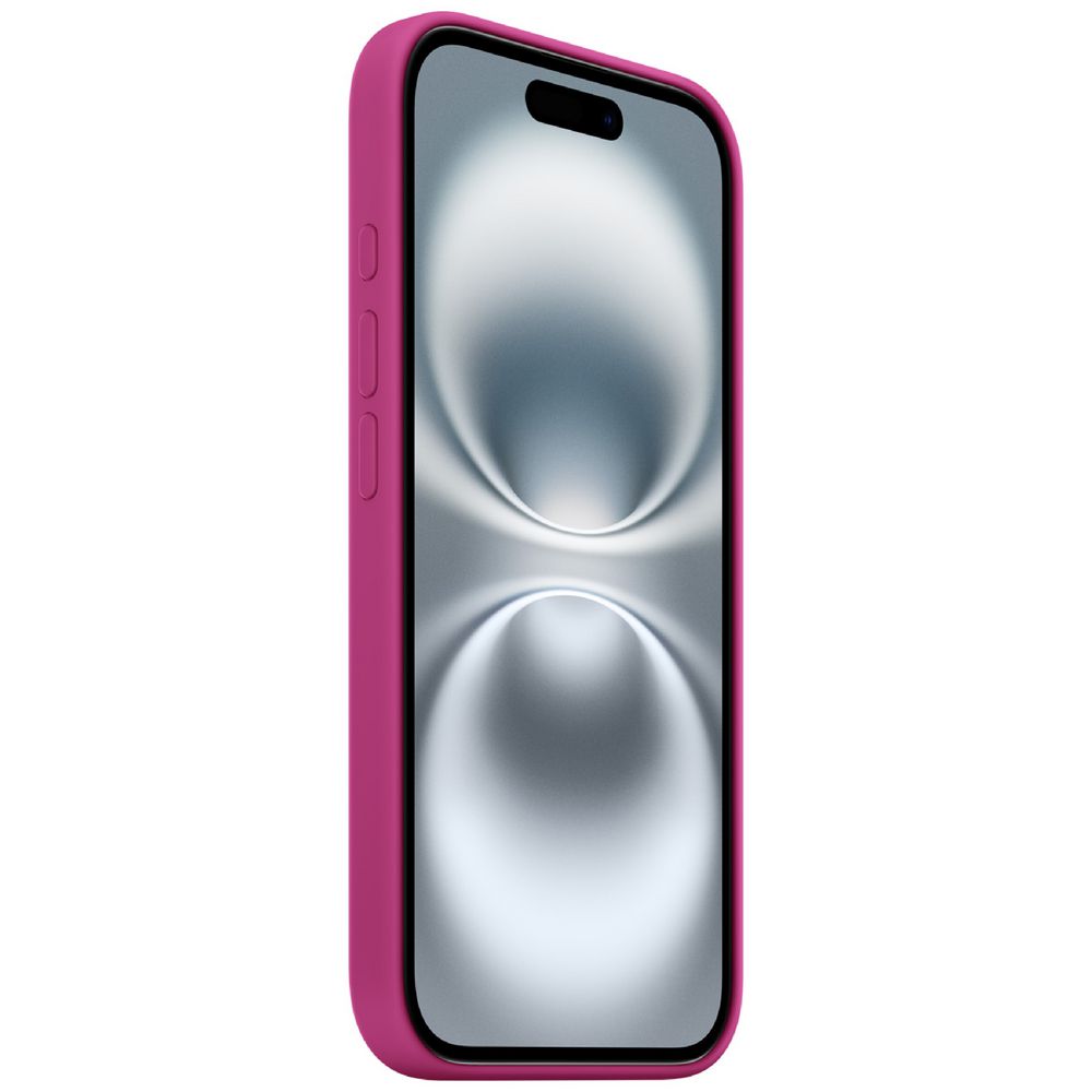 Apple iPhone 16 Silicone MagSafe Case Fuchsia