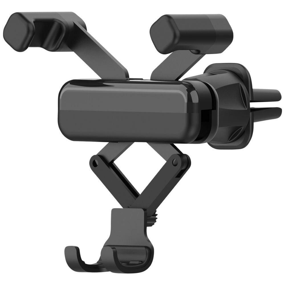 J.Burrows Auto-Retractable Gravity Air Vent Car Mount — Universal Clip-On Smartphone Holder