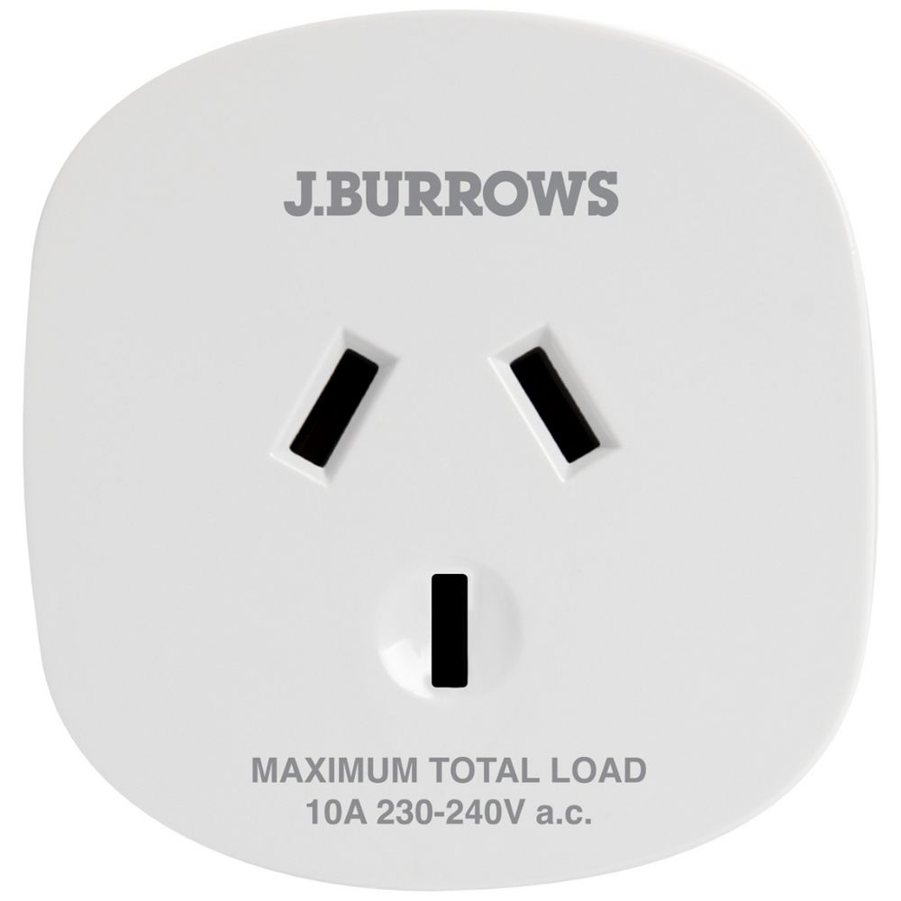 J.Burrows Outbound Travel Adaptor Europe, Bali & More J.Burrows