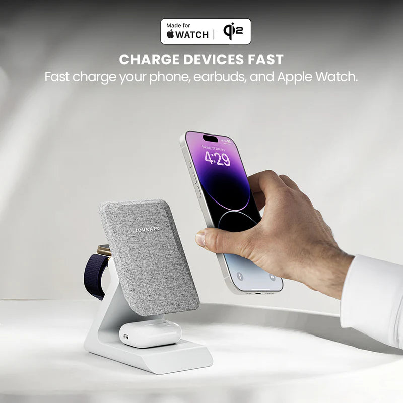ARIA 3-in-1 Fast Wireless Charging Station JOURNEY