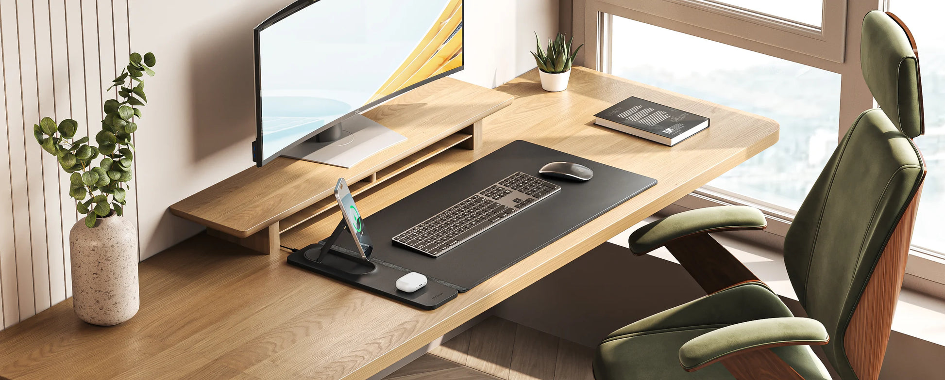 ALTI LIFT Wireless Charging Desk Mat JOURNEY