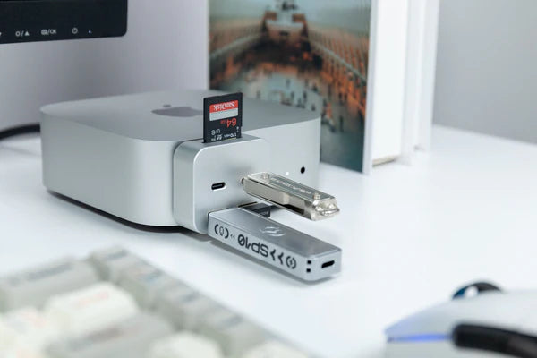 RayCue MiniPack Expansion Dock for Mac Mini M4 / Mac Studio (US Plug)-12