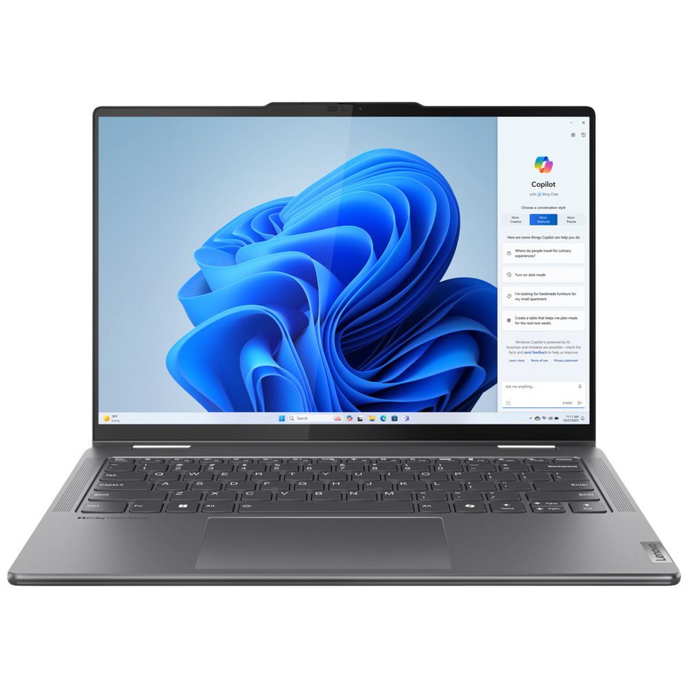 Lenovo 14” Yoga 7 2-in-1 Laptop – Core Ultra 7, 16GB RAM / 1TB SSD (Storm Grey)