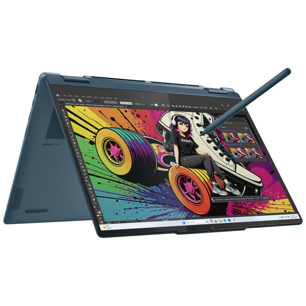 Lenovo 14” Yoga 7 2-in-1 Copilot+ PC – Ryzen AI 7, 24GB/1TB (Tidal Teal)