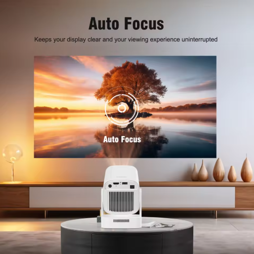Magcubic HY310 Auto Focus Mini Projector Native 1080P 330ANSI 4K Android 11 With Wifi6 BT5.4 Air Mouse Voice Video Outdoor Movie