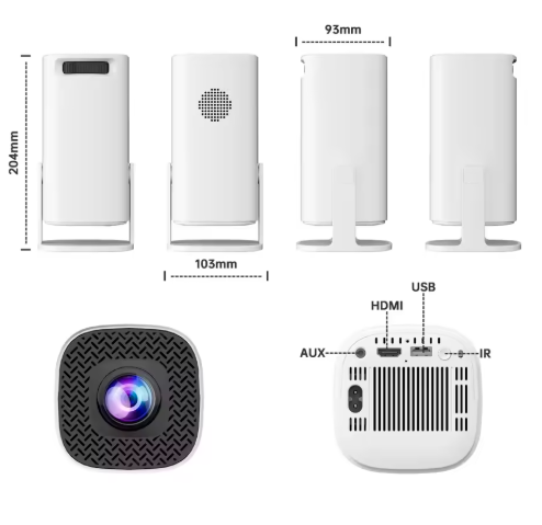 P30MAX 4K Game Projector Retro Drive 30000+ Video Games Emulator Console Portable Projector Home Theater Dual System