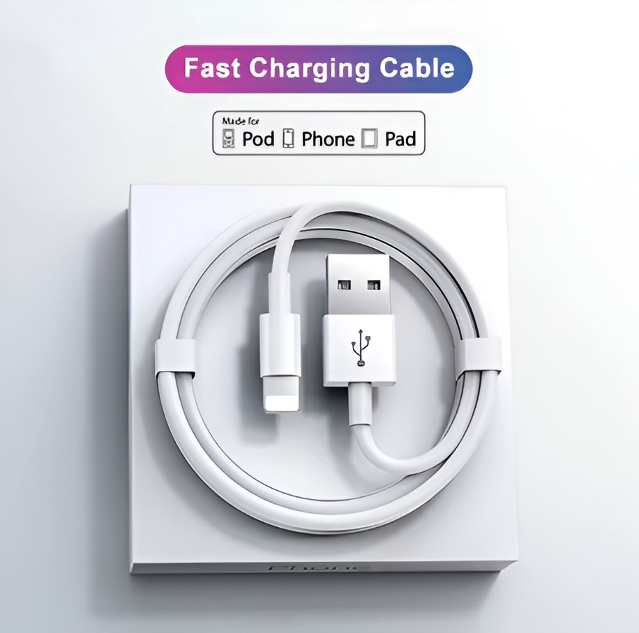 Original 30W USB Cable For Apple iPhone Fast Charging Lightning Cable