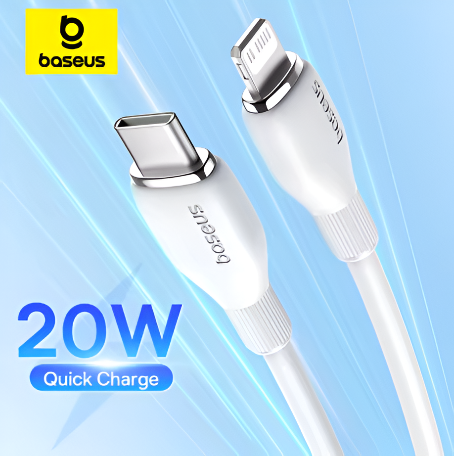 Baseus TPE 20W USB C Cable For IPhone Fast Charging Cable Type C To Lighting Date Wire