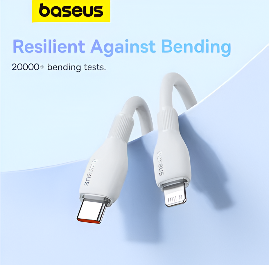Baseus TPE 20W USB C Cable For IPhone Fast Charging Cable Type C To Lighting Date Wire
