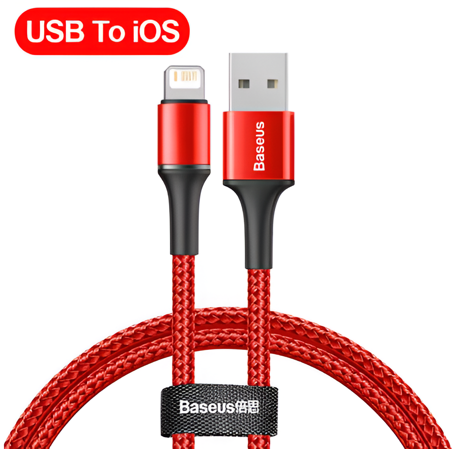 Baseus USB Cable for iPhone 18W Lighting Fast Charging Charger USB Data Cable for iPad Cord