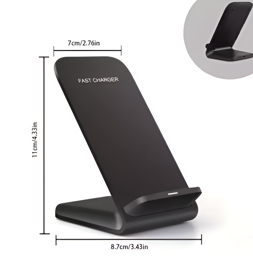 100W new Wireless Charger Stand Pad for iPhone Samsung Xiaomi Induction