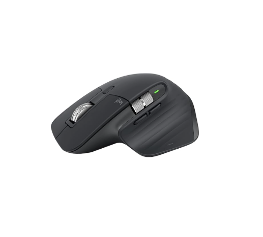 Logitech MX Master 3S - Wireless Performance Mouse with Ultra-Fast Scrolling, Ergo, 8K DPI, Track on Glass, Quiet Clicks, USB-C, Bluetooth, Windows, Linux, Chrome
