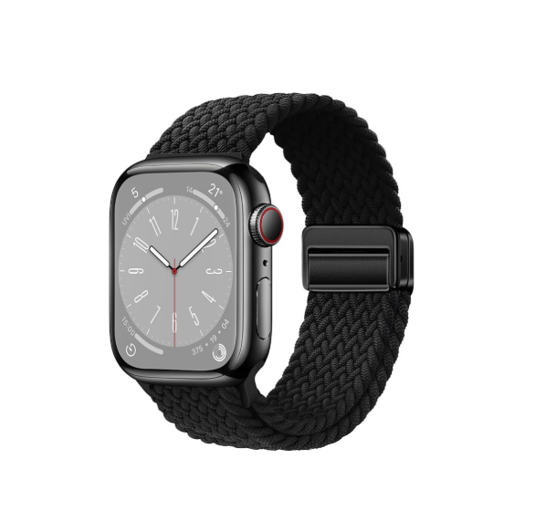 iXTRA Magnetic Braided Solo Loop Compatible with Apple Watch-7