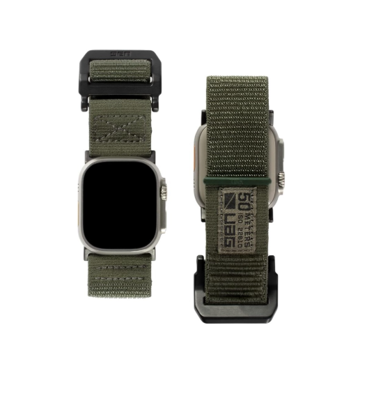 Urban Armor Gear Active Strap for Apple Watch 42mm / 44mm / 45mm [Watch SE, Series 8/7/6/5/4/3/2/1, Nylon Replacement]