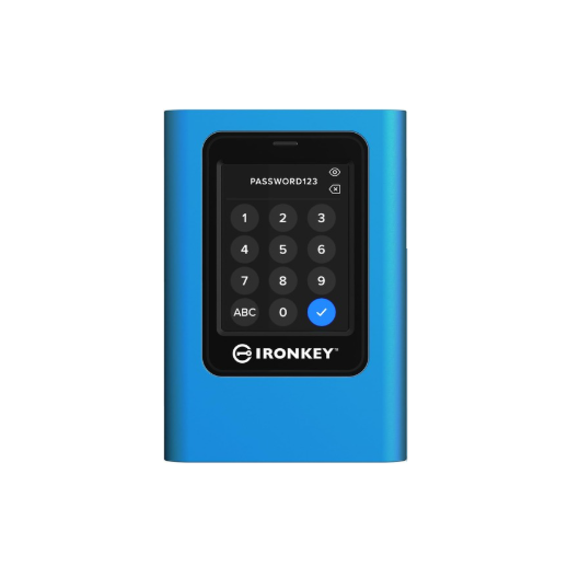 Kingston IronKey Vault Privacy 80 7.6TB External SSD | FIPS 197 | XTS-AES 256GB Encrypted | Touch Screen PIN | Secure Data Protection | IKVP80ES/7680G