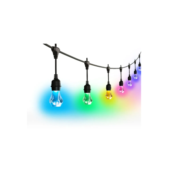 Nanoleaf Essentials Smart Multicolour Outdoor String Lights Smarter Kit (Matter compatible) - 30 m