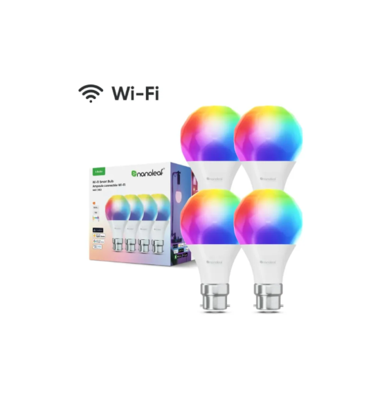 Nanoleaf Essentials Smart Bulb B22 (Wi-Fi) - 4 Pack