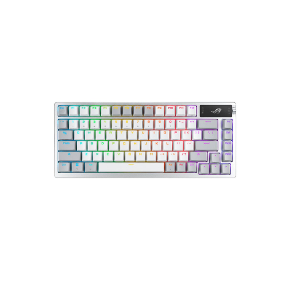 Asus ROG Azoth Wireless Storm Switch Gaming Keyboard - Moonlight White