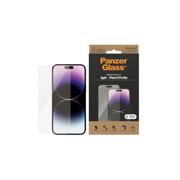 PanzerGlass Classic Fit Screen Protector For iPhone 14 Pro Max