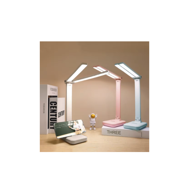 LED Desk Lamp USB Rechargeable Table Lamp 3 Levels Dimmable Touch Desk Lighting Eye Protection Foldable For Bedroom Desk Light