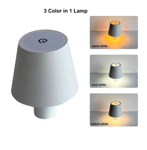 Nordic LED Table Lamp Rechargeable Touch Dimmable Desk Lamp bedroom decoration Home Dining Room Coffee Shop Simple Room Decor-9