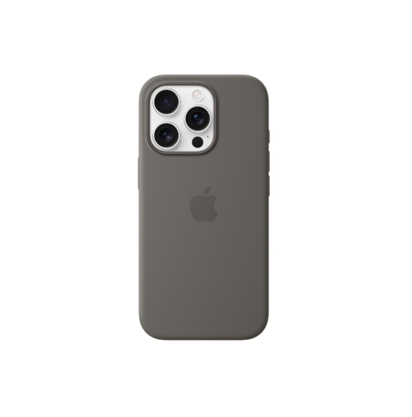 Apple iPhone 16 Pro Silicone MagSafe Case Stone Gray