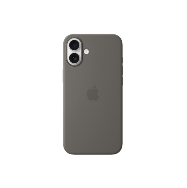 Apple iPhone 16 Plus Silicone MagSafe Case Stone Gray