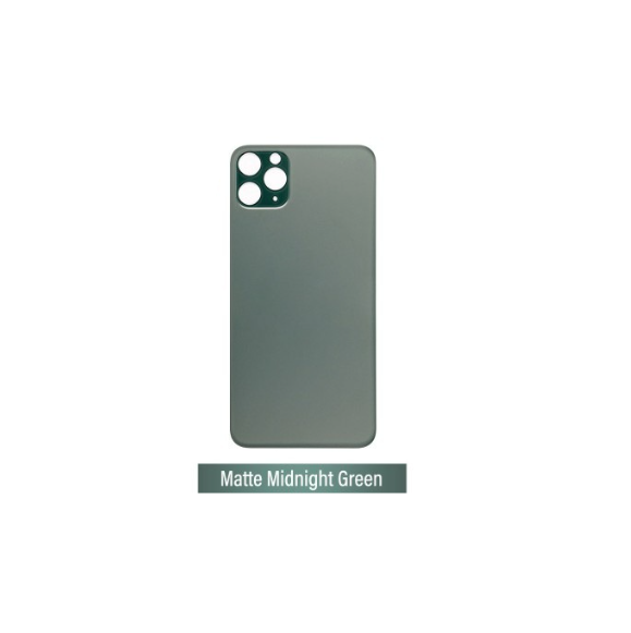 Rear Glass With 3M Adhesive Replacement for iPhone 11 Pro Max (NO LOGO)-Midnight Green