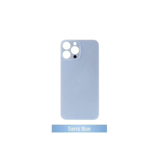 Rear Glass With 3M Adhesive Replacement for iPhone 13 Pro (NO LOGO)-Sierra Blue