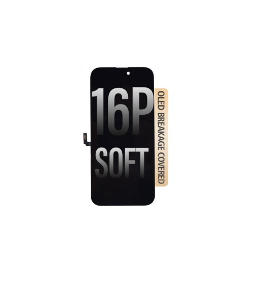 Soft OLED Assembly for iPhone 16 Plus Screen Replacement
