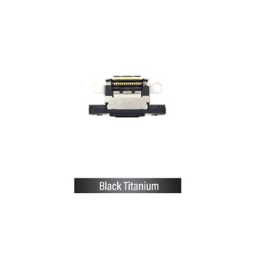 Charging Port Connector for iPhone 16 Pro / 16 Pro Max-Black Titanium