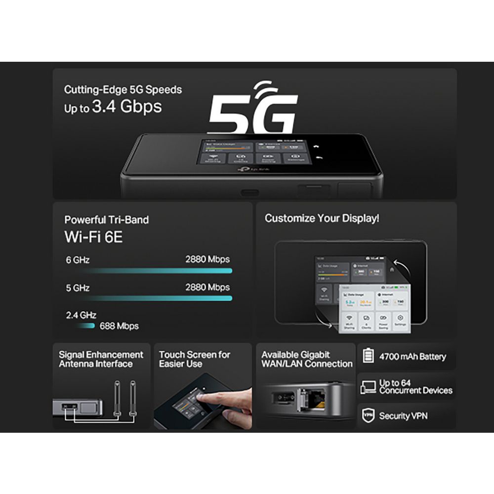 TP-Link 5G Mobile WiFi M8550