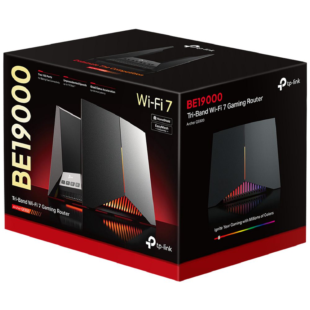 TP-Link Archer BE19000 Tri-Band Wi-Fi 7 Gaming Router