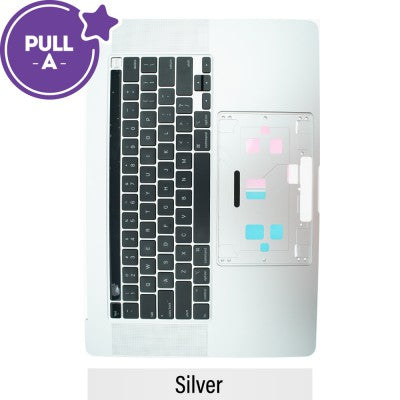 Top Case with Keyboard & Touch Bar for MacBook Pro 16-inch A2141 (2019) – US Keyboard – Silver