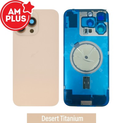 Rear Cover Glass with Camera Lens & MagSafe for iPhone 16 Pro Max – AMPLUS-2