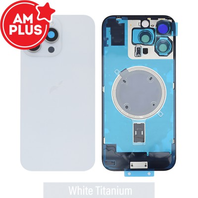 Rear Cover Glass with Camera Lens & MagSafe for iPhone 16 Pro Max – AMPLUS-1