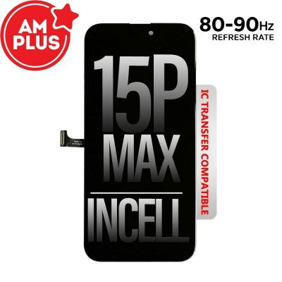AMPLUS Incell LCD Assembly for iPhone 15 Pro Max Screen Replacement (80Hz–90Hz)-1