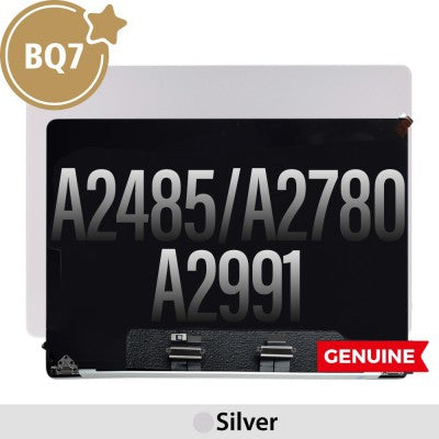 BQ7 Complete LCD Display Assembly for MacBook Pro 16-inch A2485 / A2780 / A2991 – Silver